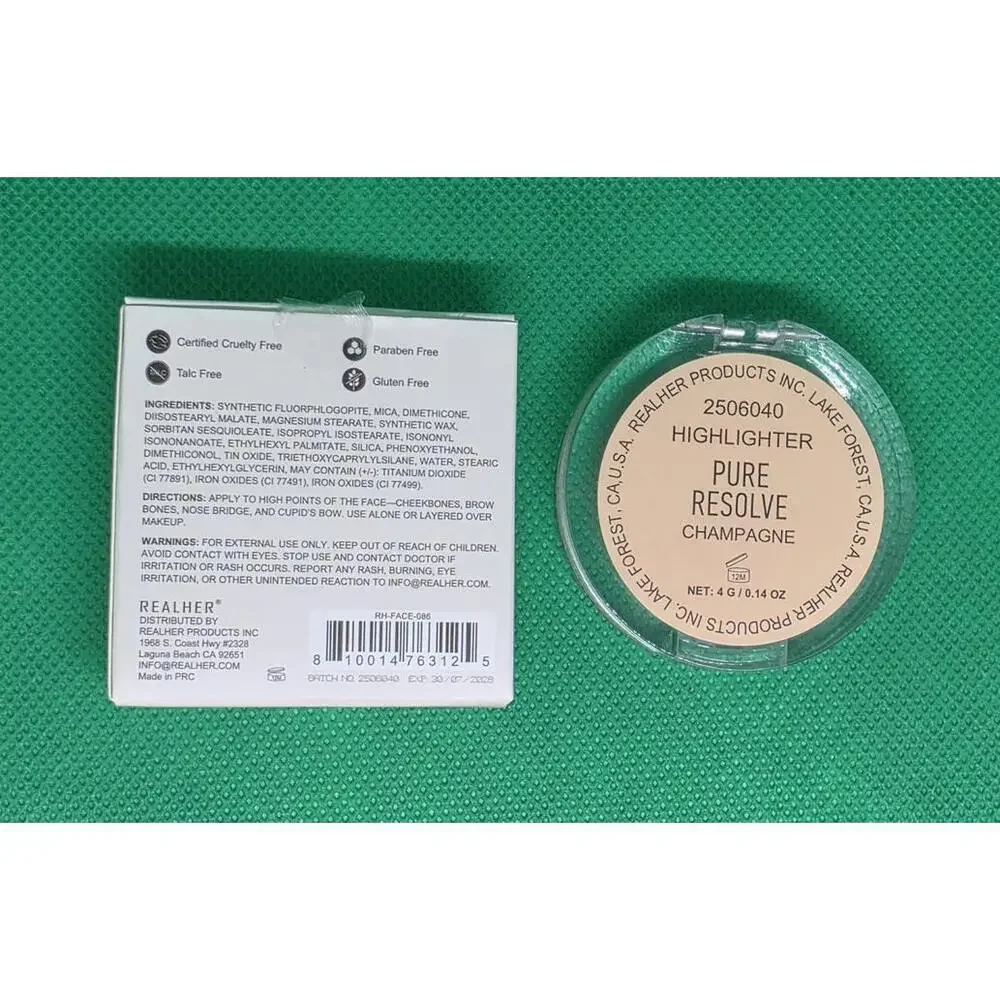 NEW RealHer Pure Resolve Highlighter - Champagne | 0.14 oz | SOLD OUT - Picture 2 of 2